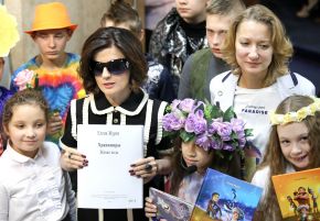Диана Гурцкая и Елена Журек в РГДБ